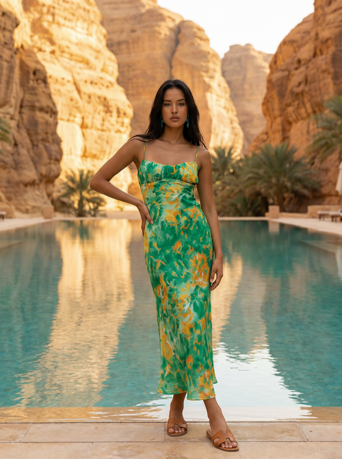 Oasis Emerald Maxi Dress